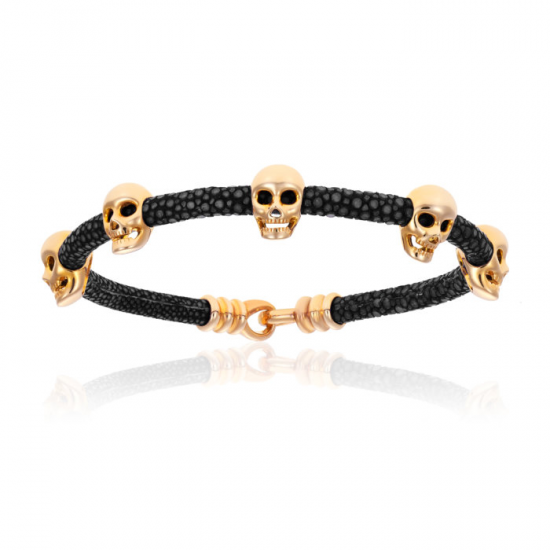 Stingray deals skull bracelet